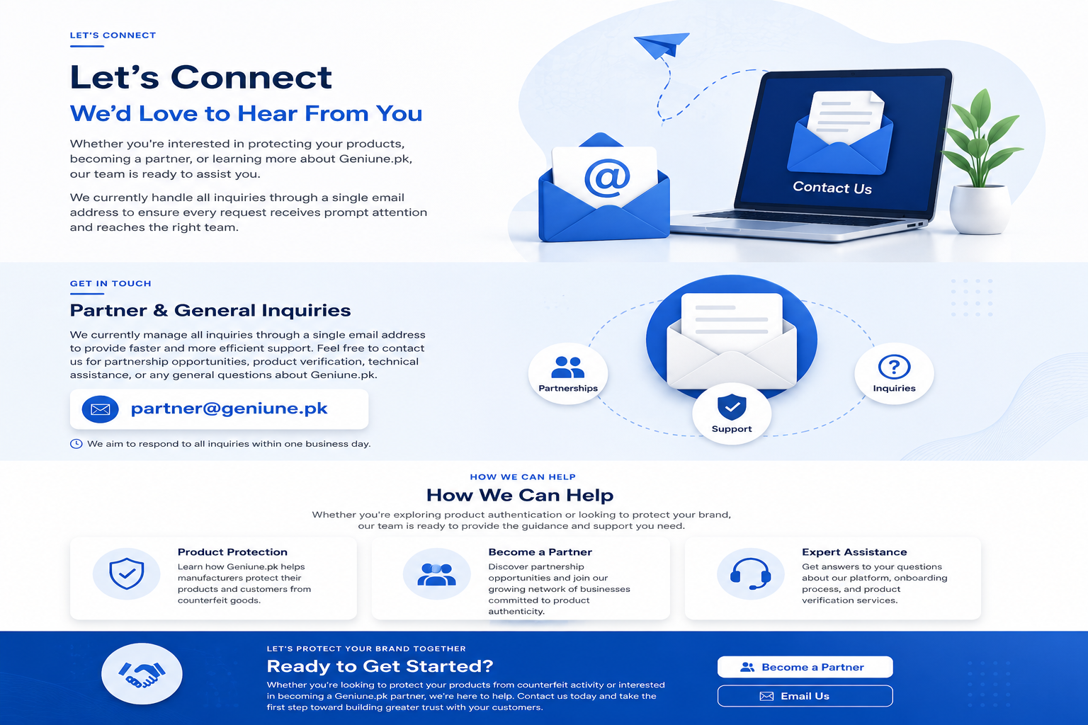Contact Geniune.pk